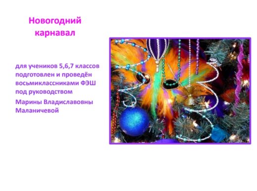 Новогодний карнавал